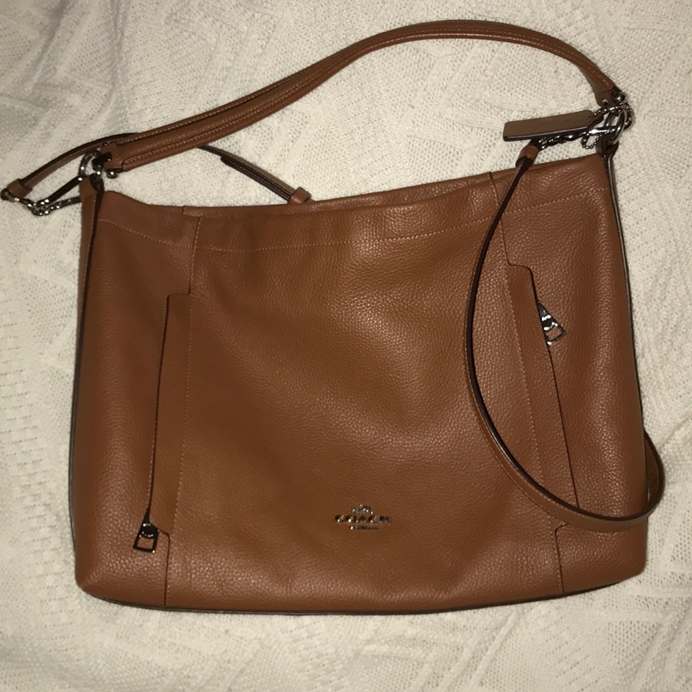 Brown coach bag